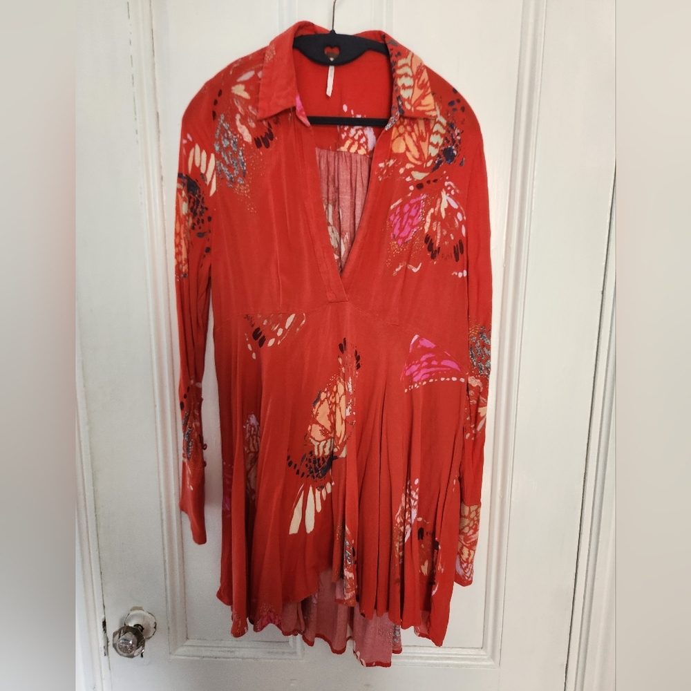 Free People Field of Butterflies tunic